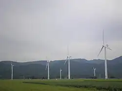 Wind farm in Shonai