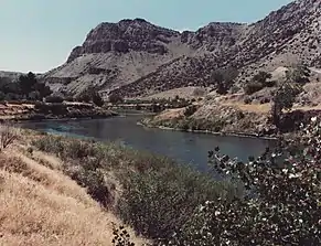 The Wind River at the Wind River Indian Reservation, Wyoming