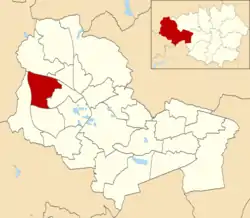 Winstanley ward within Wigan Metropolitan Borough Council