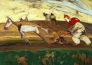 Ploughing, National Museum, Warsaw