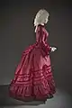 Bustle dress from 1870