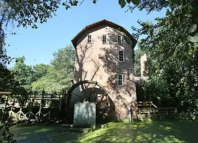 Wood's Grist Mill Built in 1837-1838 by John Wood, re-built in 1876 and recently restored by Lake County Parks. It was the first industry in the county.