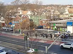 View from the Woodhaven Boulevard subway station