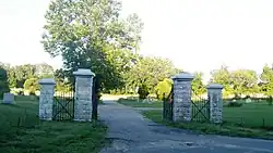 Cemetery gates