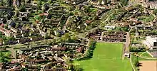 Looking across one of the central residential areas of Glenrothes, which displays many of the characteristics of a typical 1950s new town layout based upon Garden City principles