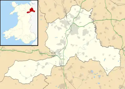 Wrexham Maelor Hospital is located in Wrexham