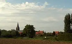 A view of the town from the south