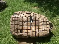 Stone xylophone, Clore Garden of Science, Weizmann Institute of Science, Rehovot, Israel