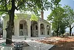 Yıldırım Bayezid I Mosque in Bursa (1395): exterior and portico