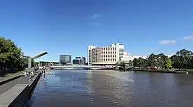 Yarra River & Spencer Street Bridge