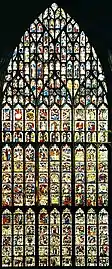 The east window (1405–1408), in the Perpendicular style