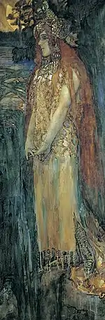 Mikhail Vrubel: Vrubel as Volkhova in Sadko, 1898