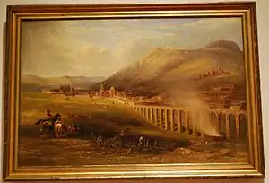 Daniel Thomas Egerton (British), The aqueduct of Zacatecas, Mexico, 1838, now in the Franz Mayer Museum