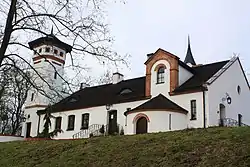 Historic hunting lodge Bażantarnia in Bugaj