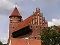 The medieval Olsztyn Castle, the headquarters of the French command in 1807. Napoleon visited the Castle on February 3