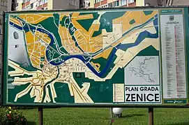 City plan map