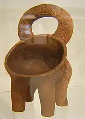 Ceramic rhyton