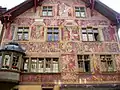 House zum Ritter at Vordergasse 65, one of the listed houses