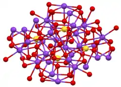 Structure of β-K2SO4.