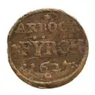 Copper fyrk from Arboga (1627)