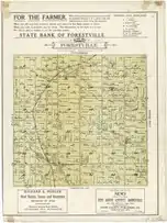 1914 Plat map of the Town of Forestville