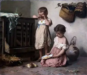 The death of the chick, 1878