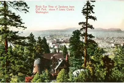 Undercliff House from above, 1908