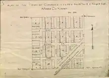 1887 platt for town of Comiskey